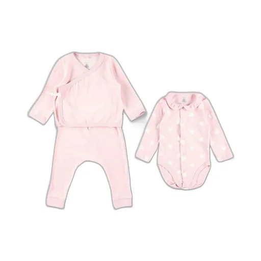Petit Bateau Velour Heart Tracksuit Set
