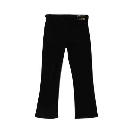 Pinko Kids Logo Plaque Flared Leg Jeans