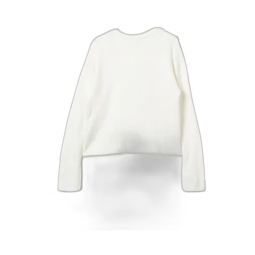 Pinko Kids Logo Embellished Crew Neck Jumper