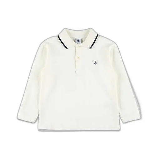 Petit Bateau Printed Long Sleeve Polo Shirts