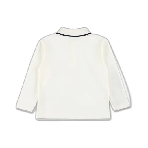 Petit Bateau Printed Long Sleeve Polo Shirts