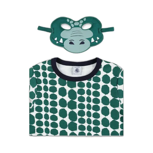 Petit Bateau Crocodile Print Pyjama Set