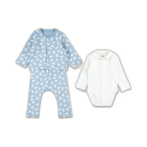 Petit Bateau Bear Print Fleece Tracksuit