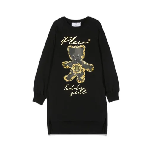 Philipp Plein Junior Long Sleeve Bear Top