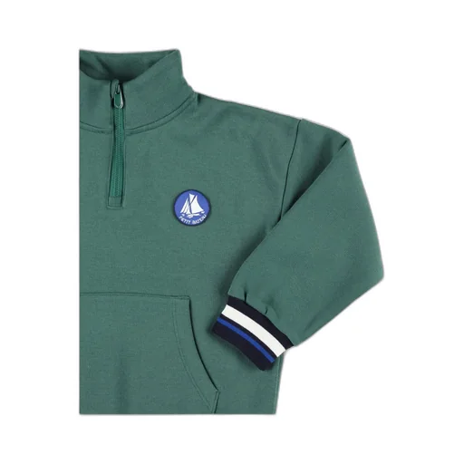 Petit Bateau Shawl Collar Sweatshirt