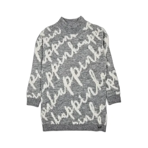 Pinko Kids Logo Intarsia Jumper