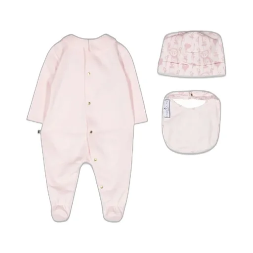 Philipp Plein Junior Romper Bib And Hat Set