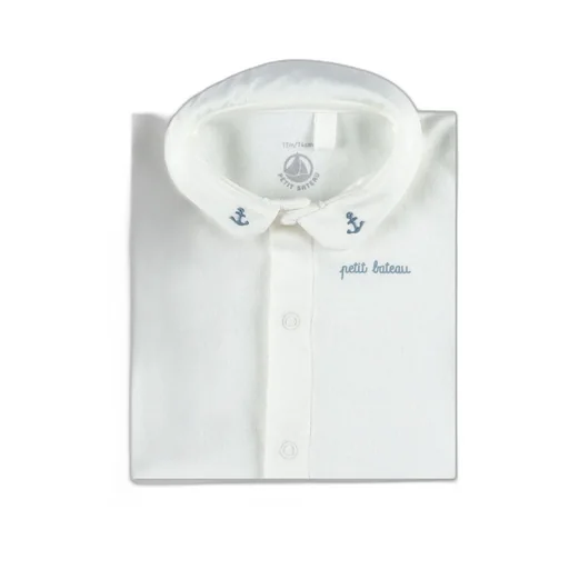 Petit Bateau Embroidered Collar Body