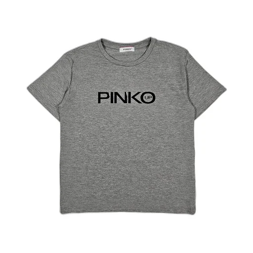 Pinko Kids Logo Print Crewneck T-Shirt