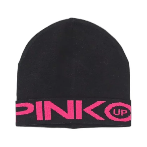 Pinko Kids Logo Jacquard Turn-Up Brim Beanie