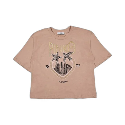 Pinko Kids Short Sleeve Crewneck T-Shirt
