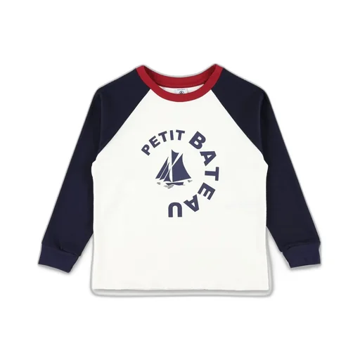 Petit Bateau Colourblock Long-Sleeved T-Shirt