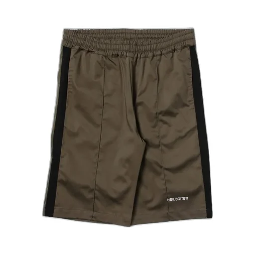 Neil Barrett Kids Logo Printed Elasticated-Waistband Shorts