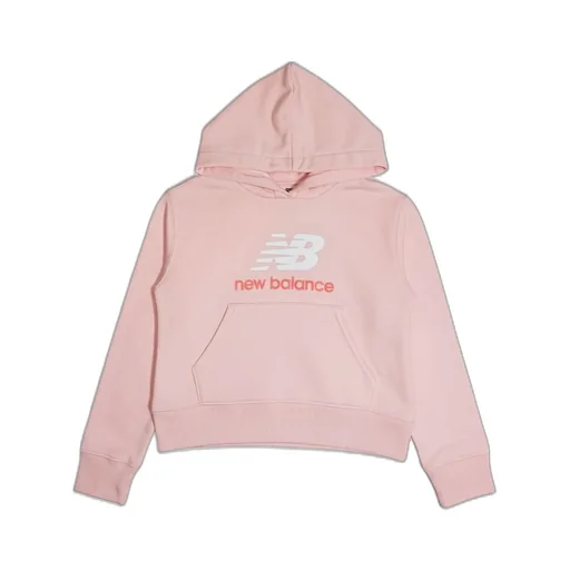 New Balance Kids Ft Stacked Logo Hoodie