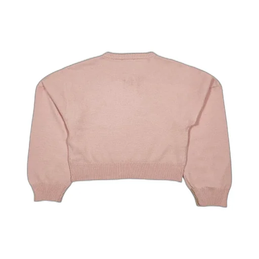 Pinko Kids Logo Intarsia Crewneck Jumper