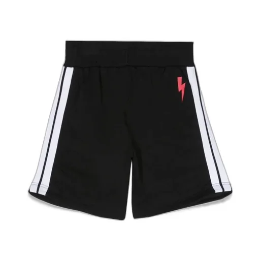 Neil Barrett Kids Lightning Bermuda Shorts