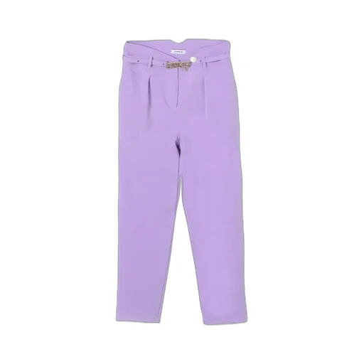 Pinko Kids Logo-Buckle Fastened Trousers