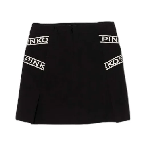 Pinko Kids Logo Printed Skirt