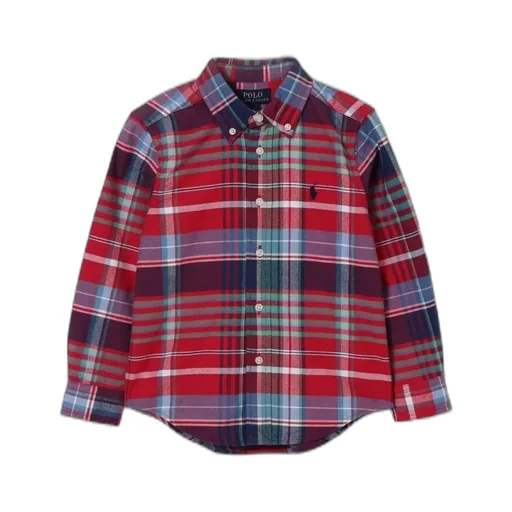 Polo Ralph Lauren Kid Plaid Brushed Oxford Shirt