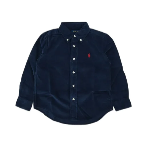 Polo Ralph Lauren Kids Logo Embroidered Corduroy Shirt