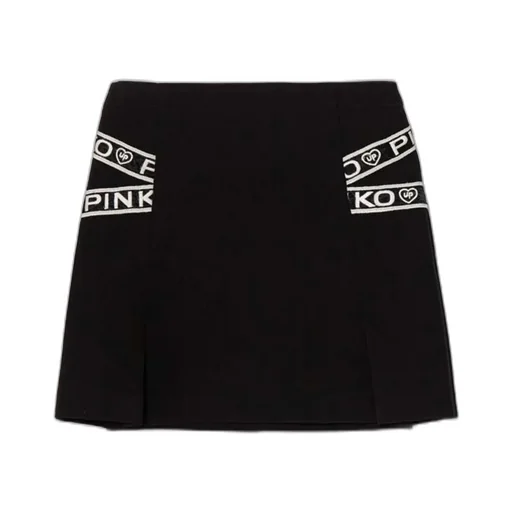 Pinko Kids Logo Printed Skirt