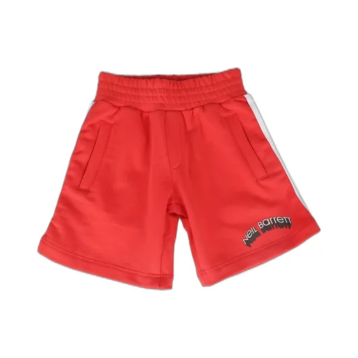 Neil Barrett Kids Logo-Printed Elasticated Waistband Shorts