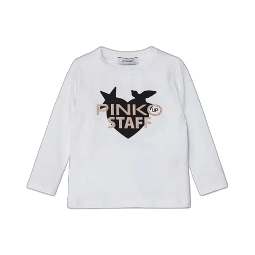 Pinko Kids Crewneck Long Sleeve T-Shirt