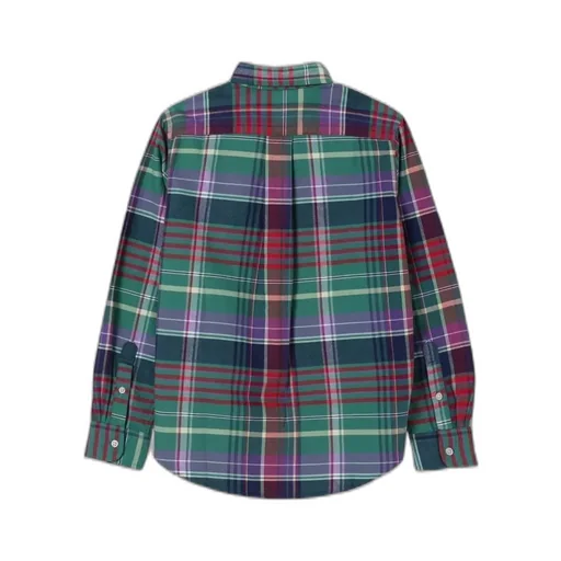 Polo Ralph Lauren Kids Logo Embroidered Plaid Shirt