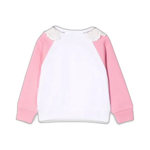 N°21 Embellished Lace Detail Sweatshirt