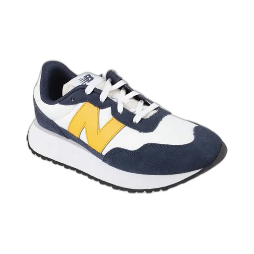 New Balance Kids Logo Patch Lace-Up Sneakers