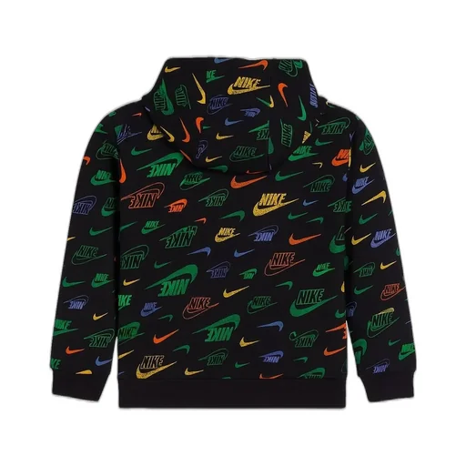 Nike Kids Allover Logo Printed Hoodie