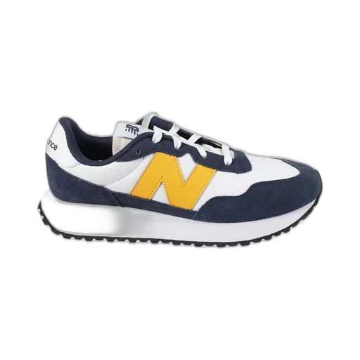 New Balance Kids Logo Patch Lace-Up Sneakers
