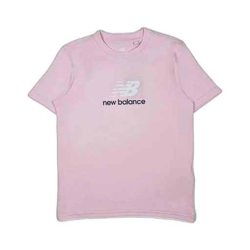 New Balance Kids Stacked Logo Short-Sleeved T-Shirt
