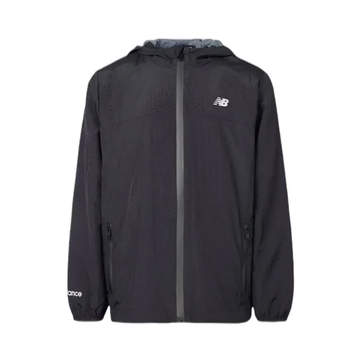 New Balance Kids Logo Printed Hooded Jacket