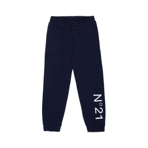 Nº21 Kids Logo-Printed Drawstring Track Pants