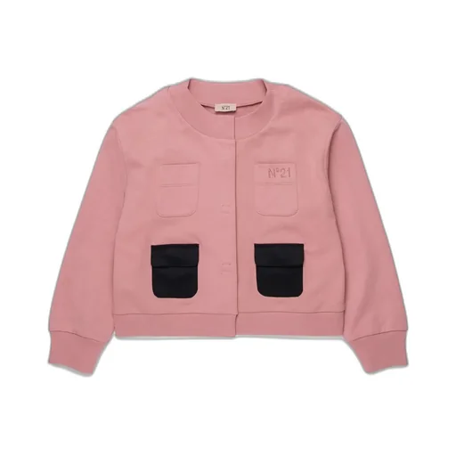 N°21 Kids Logo Embroidered Sweatshirt