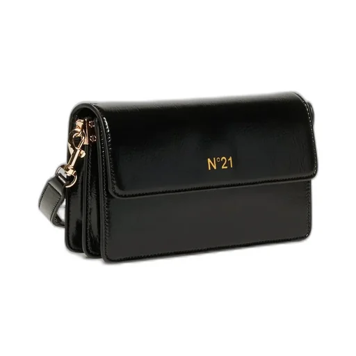 Nº21 Kids Logo-Stamp Foldover Shoulder Bag