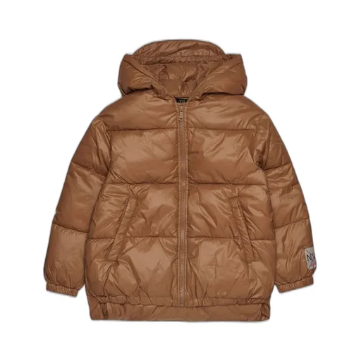 N°21 Kids Short Padded Hooded Jacket
