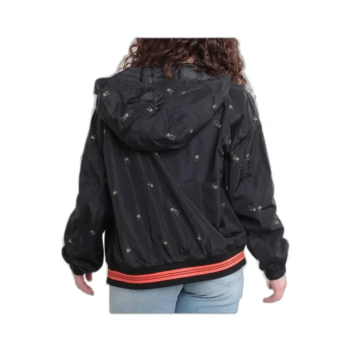 N°21 Kids Allover Palm Printed Windbreaker Jacket