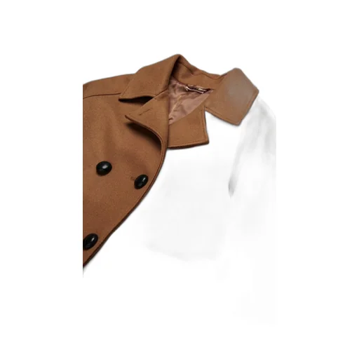 N°21 Kids Logo Patch Double-Breasted Coat