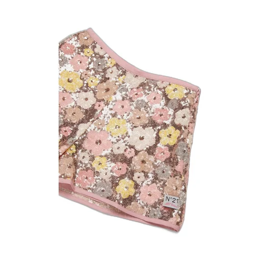 N°21 Kids Floral Sequin Embellished Shorts