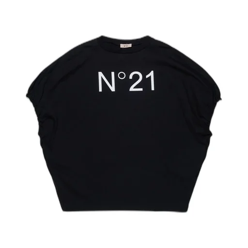 N°21 Kids Gathered Crewneck T-Shirt