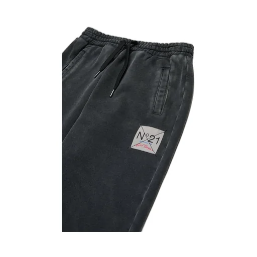 N°21 Kids Logo Patch Drawstring Pants