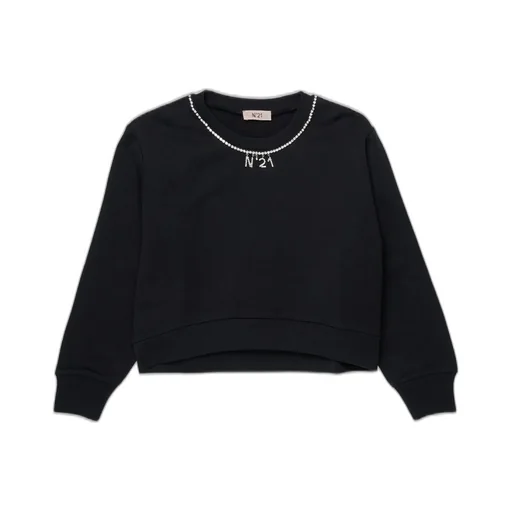 N°21 Kids Logo Embellished Sweatshirt