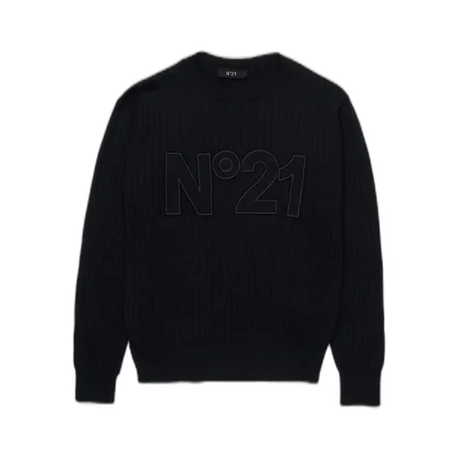 N°21 Kids Logo Patch Knitted Jumper