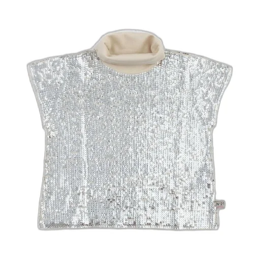N°21 Kids Short-Sleeved Sequin-Embellished T-Shirt