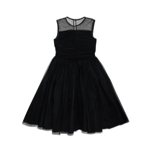N°21 Kids Sleeveless Crewneck Tulle Dress