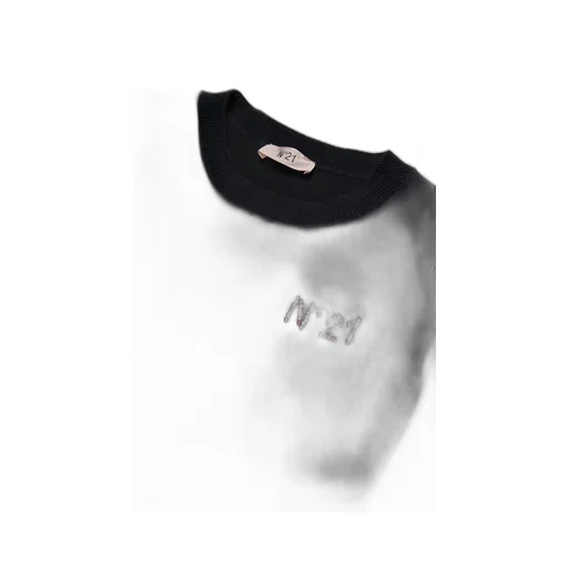 N°21 Kids Logo-Embellished Knitted Jumper