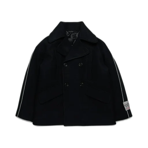 Nº21 Kids Logo Patch Stripe-Detailed Jacket