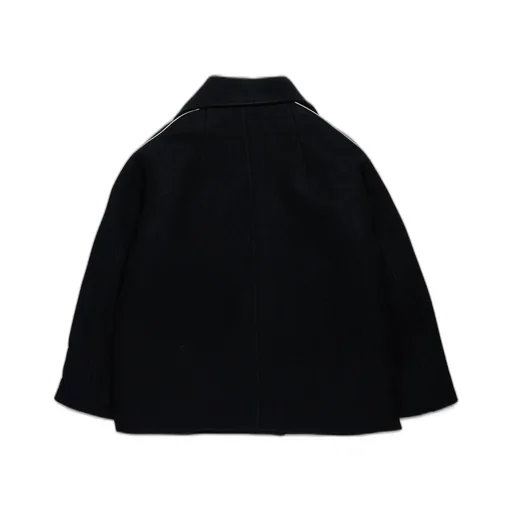 Nº21 Kids Logo Patch Stripe-Detailed Jacket